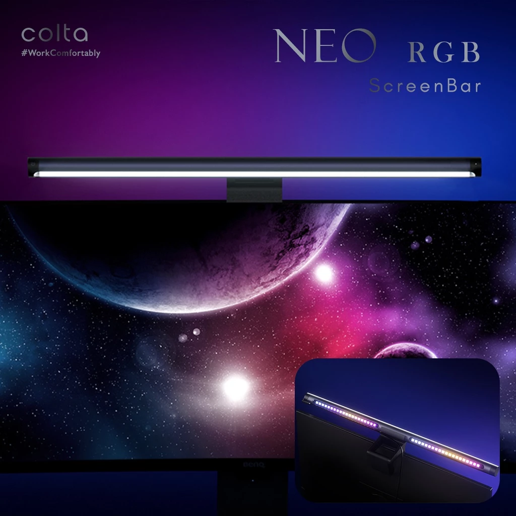 Colta Neo RGB Screenbar Aluminium LED 40cm Screen Light